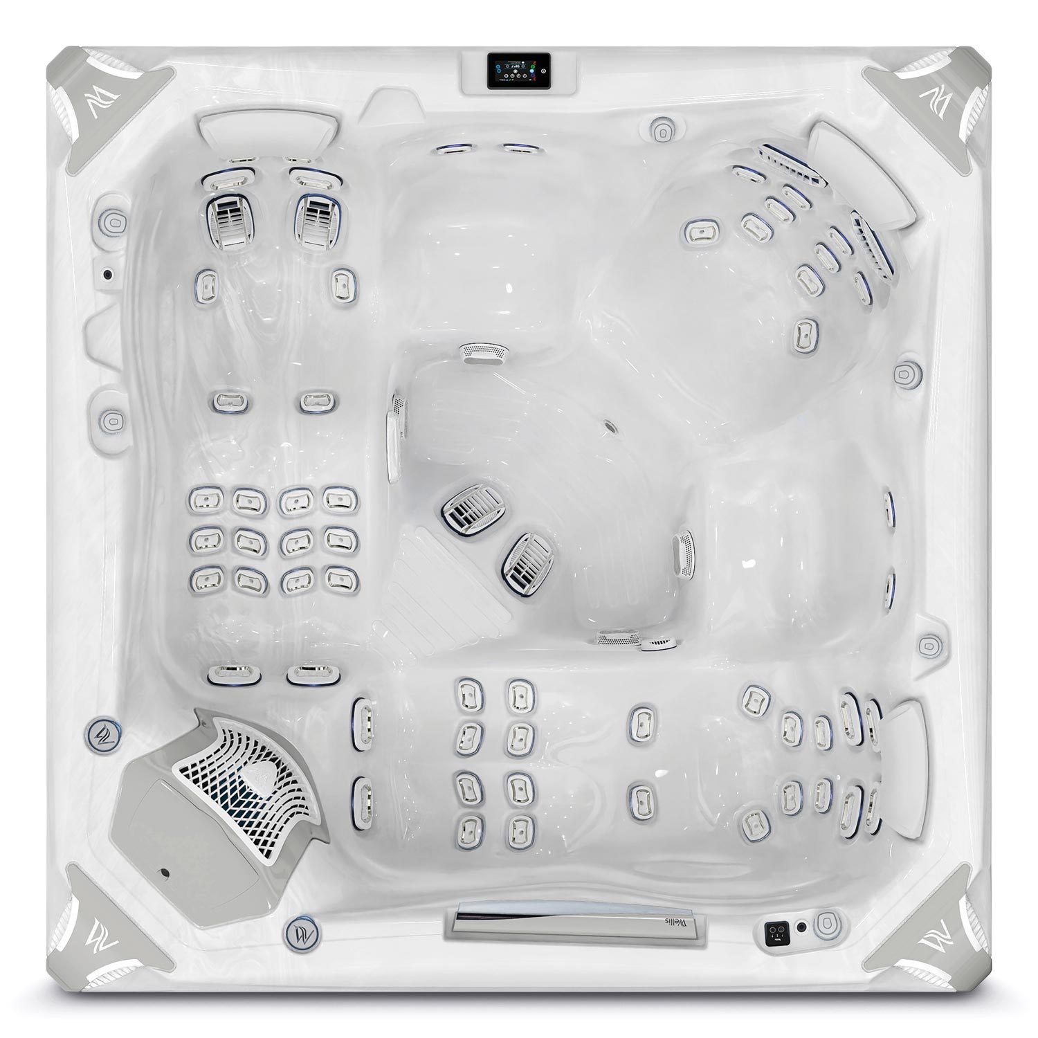 Wellis Everest Life boblebad, hot tub, spa
